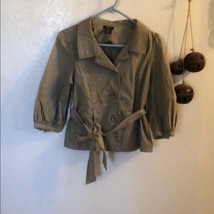 Rhapsody coat with tie